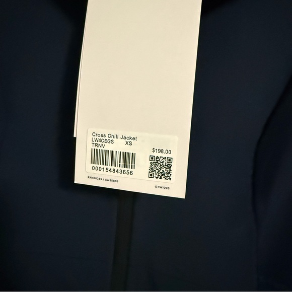 Lululemon Cross Chill Performance Jacket True Navy XS - Picture 9 of 12
